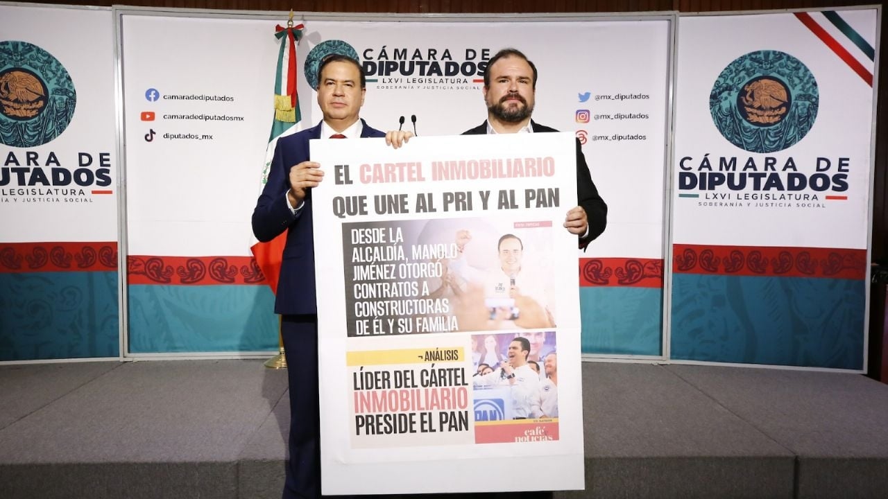 Mejía Berdeja contraataca al PAN y denuncia “cártel inmobiliario” en Saltillo
