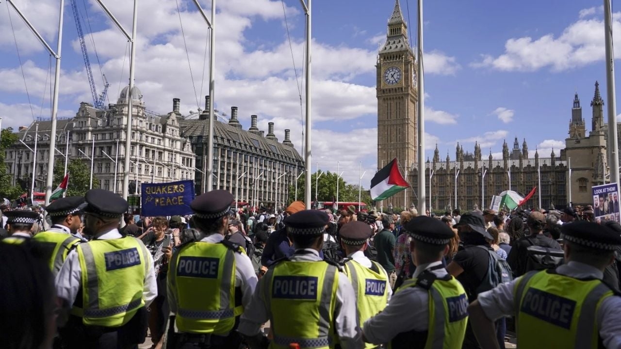 London police arrest 365 people as pro-Palestinian protesters defy new law