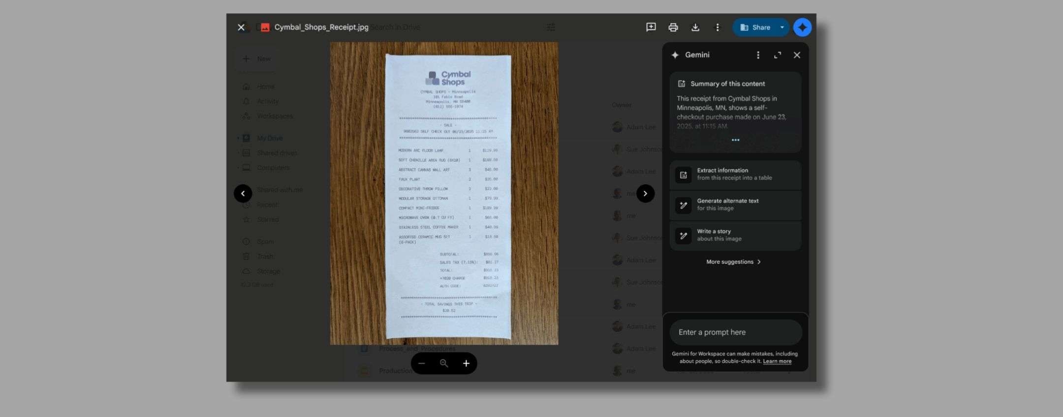 Gemini analiza imágenes en Google Drive: así es como funciona