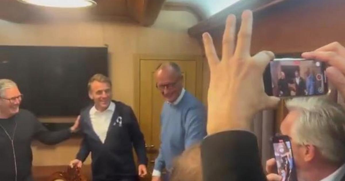 Ucraina: Macron, Starmer, Merz e Tusk arrivati a Kiev