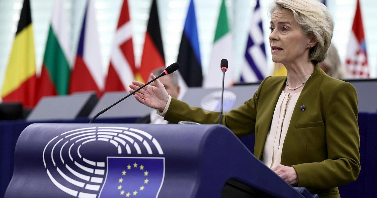 Estado da União 2025, von der Leyen: "A Europa está lutando por seu futuro."