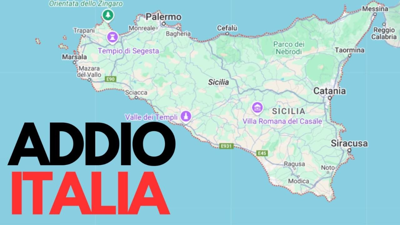Adiós Italia: desde hoy somos un Estado Independiente | Sicilia ha decidido: abandona la Península para siempre