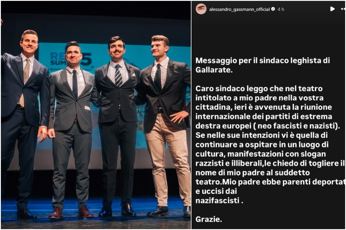 Cumbre de Remigración, la indignación de Alessandro Gassman tras la manifestación de extrema derecha: "Eliminen el nombre de mi padre del teatro".