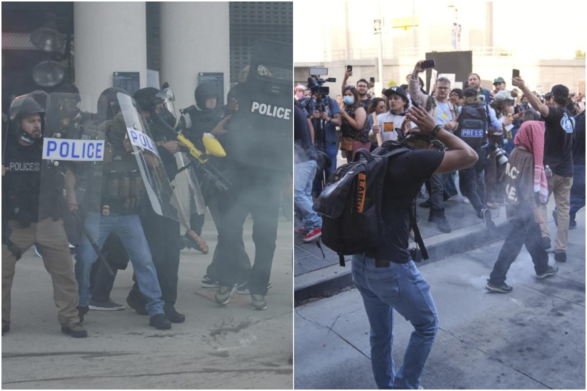 Disturbios en Los Ángeles, enfrentamientos y protestas tras redadas antiinmigratorias de ICE: Trump envía a la Guardia Nacional