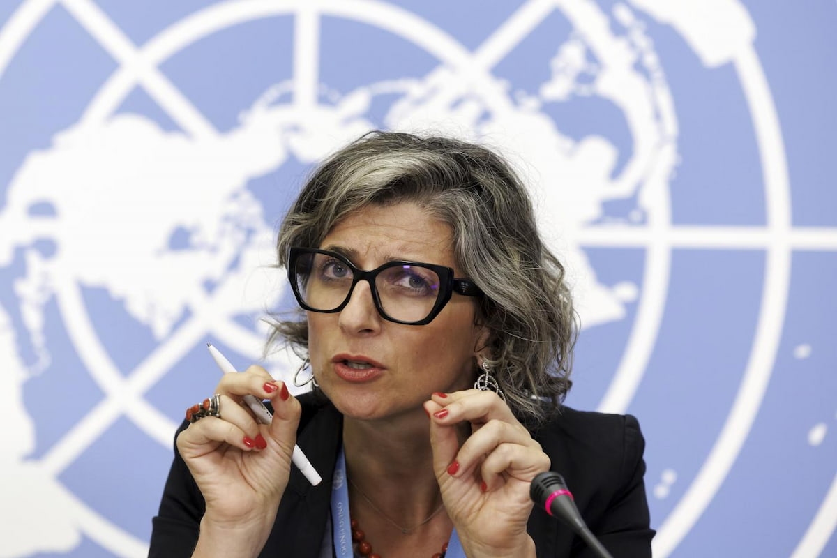 Francesca Albanese sanctioned by the US, the UN rapporteur under attack for her dossier on companies "complicit" with Israel.