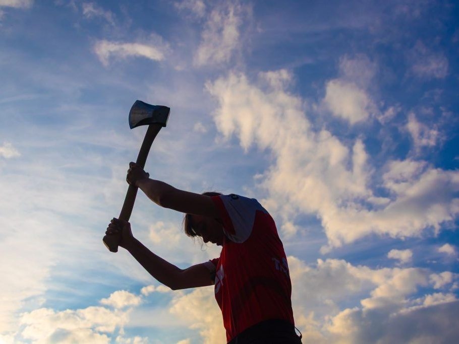 She chops clichés to pieces with an axe