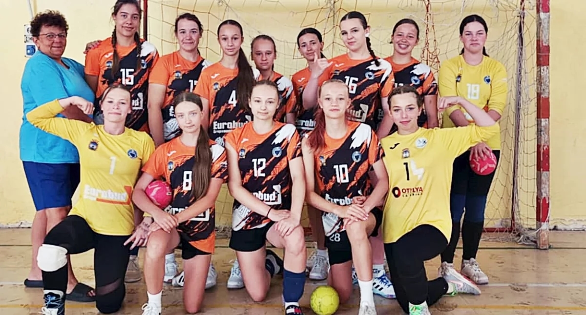 Young women from Jarosław at the Italian handball festival