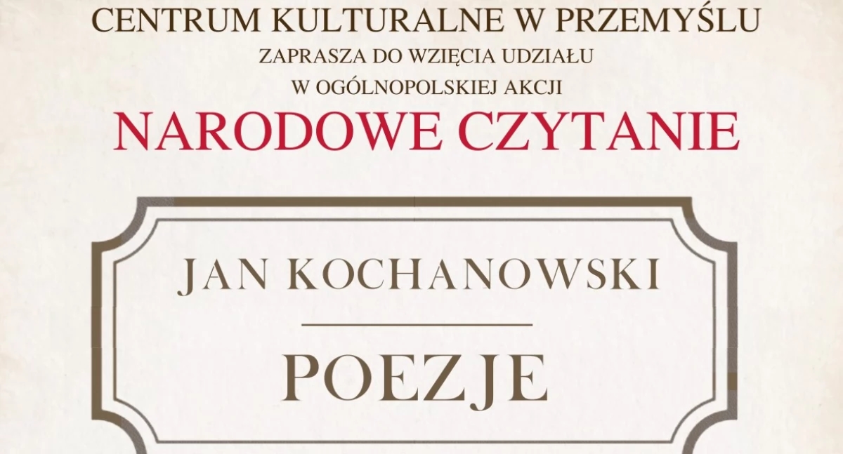 Doe mee aan de Kochanowski Nationale Lezing. De werving van sprekers is nu geopend.