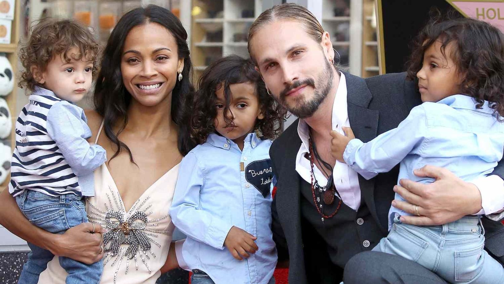 Meet Actress Zoe Saldaña Husband Marco Perego and 3 Kids