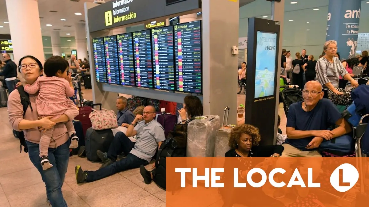 Vols et trains annulés à Barcelone suite à de fortes pluies.