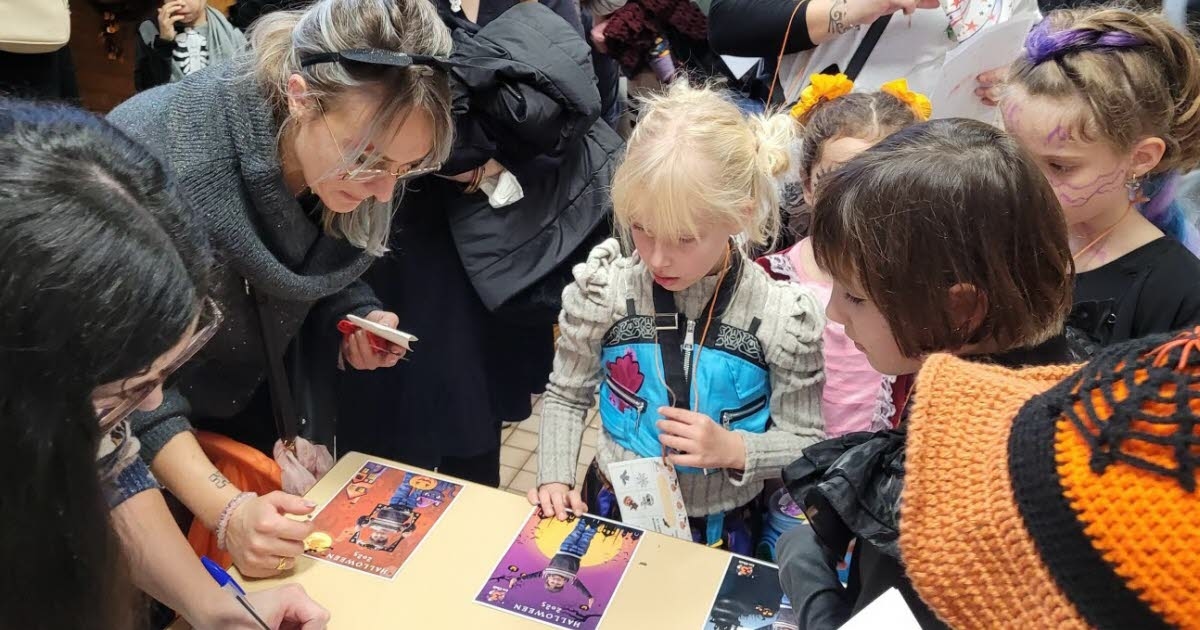 Chaligny. Rund hundert Kinder in der Halloween-Höhle der 3 Chali'