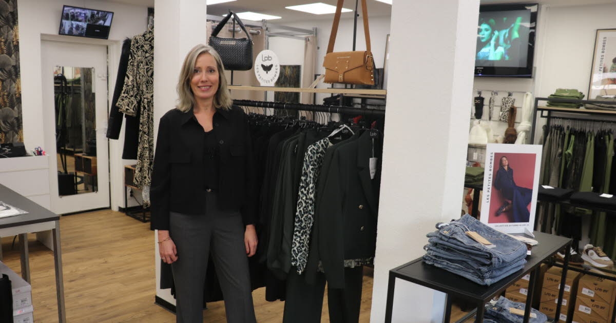 Audincourt. Carine Gey, Côté Sud mağazasını devraldı.