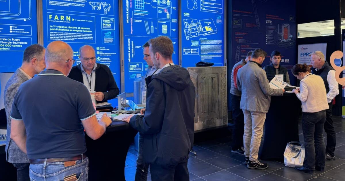 Saint-Vulbas. Regional businesses are exploring the opportunities offered by nuclear power.