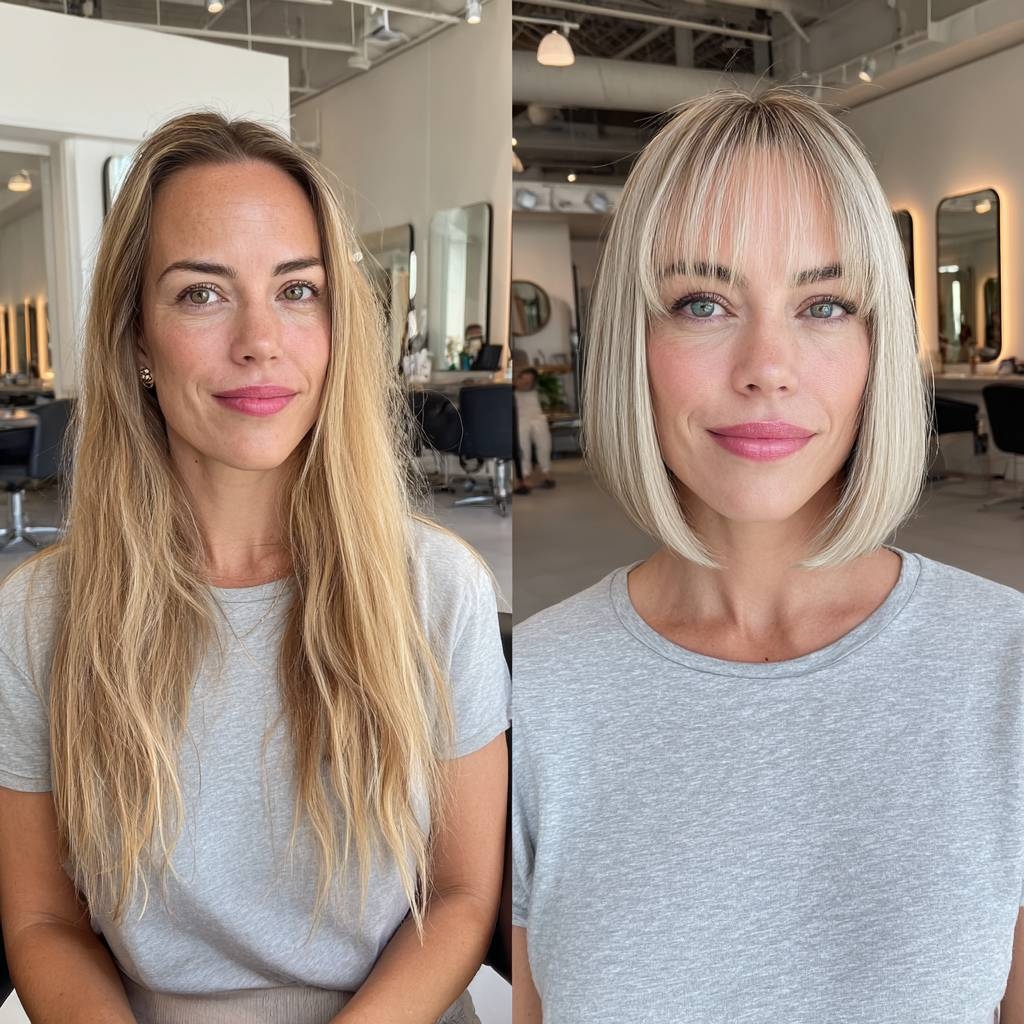25 Best Fringe Hairstyles That Flatters Any 40-Something Woman