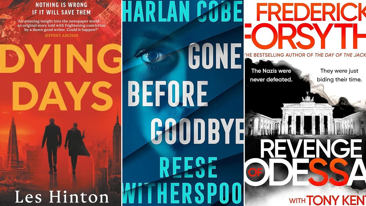 Ein herzliches Willkommen zu den packenden Krimis des neuen Star-Duos: „Gone Before Goodbye“ von Reese Witherspoon und Harlan Coben, „Die Rache von Odessa“ von Frederick Forsyth mit Tony Kent, „Dying Days“ von Les Hinton