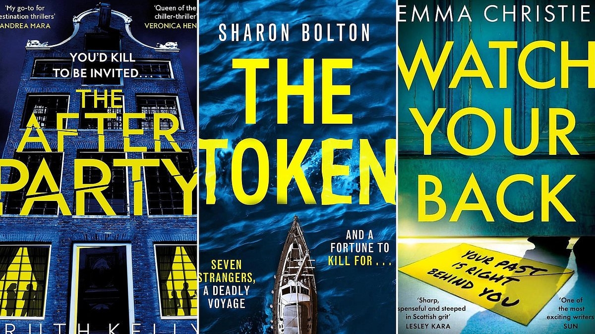Wie kan wie vertrouwen in de beste psychologische thrillers van deze maand: Watch Your Back van Emma Christie, The Token van Sharon Bolton, The After Party van Ruth Kelly