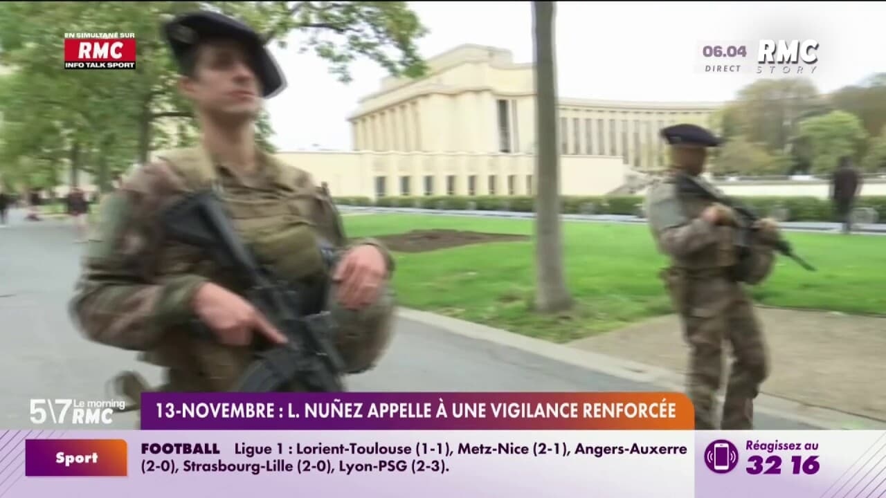 13. November: Laurent Nuñez fordert erhöhte Wachsamkeit