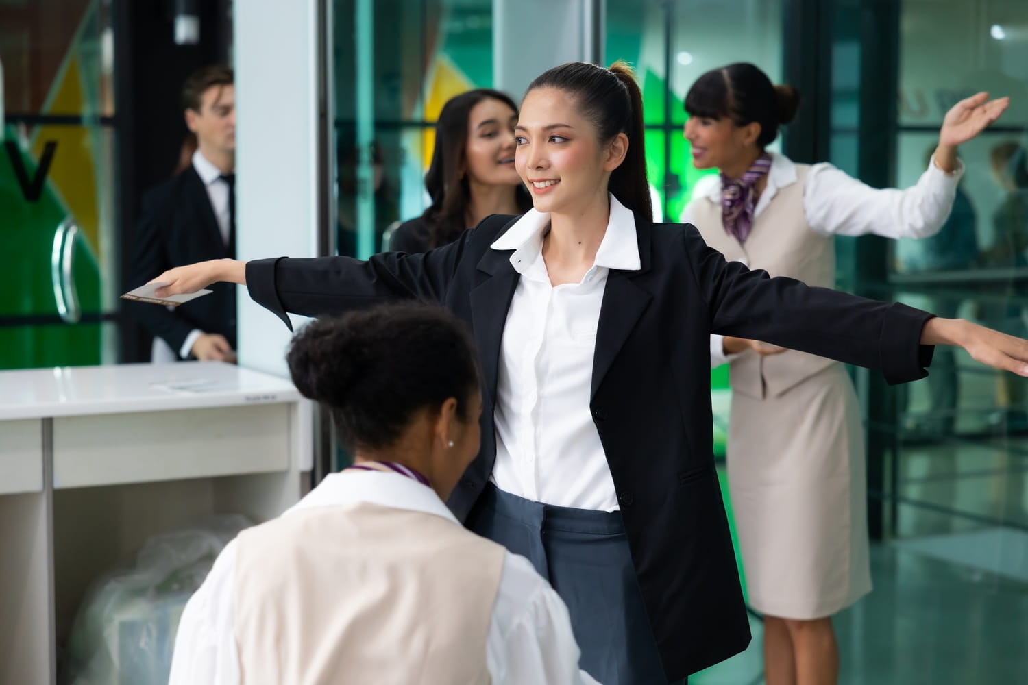 Nicht nur das Gepäck: Auch die Passagiere werden manchmal gewogen.