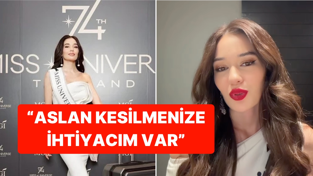Ceren Arslan, die ons land vertegenwoordigde bij Miss Universe 2025, vroeg om steun!