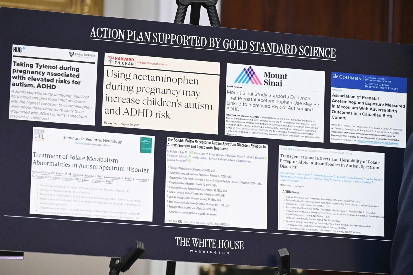 Paracetamol und Schwangerschaft: Eine neue Studie widerlegt jeglichen Zusammenhang mit Autismus, trotz der Äußerungen von Donald Trump.