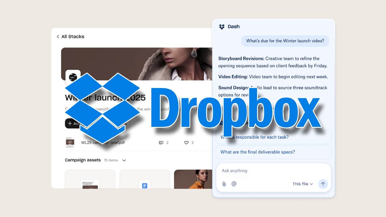 Dropbox Introduces Dash: A Self-Setup AI Workspace for Team Productivity