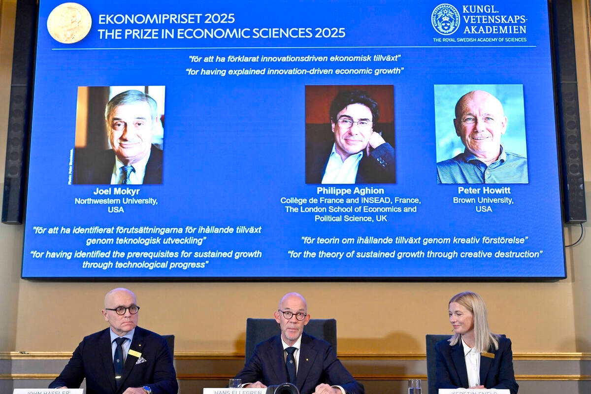 El Premio Nobel de Economía fue otorgado por la teoría del crecimiento sostenible.