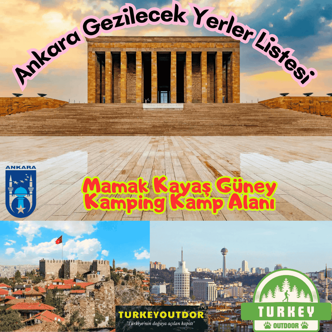 Promoción de la zona de acampada del camping Ankara Mamak Kayaş Güney