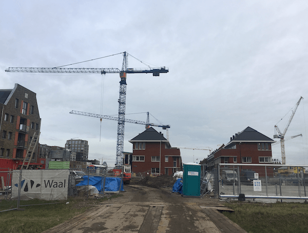 Gli sviluppatori olandesi stanno costruendo più appartamenti che case unifamiliari